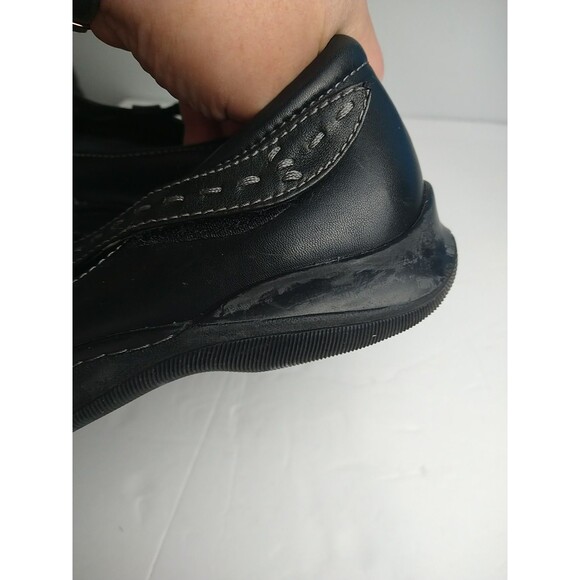 Softwalk Woman Mary Jane Leather 8.5N Black Style S1115-001 Adjustable Flat - Picture 11 of 12